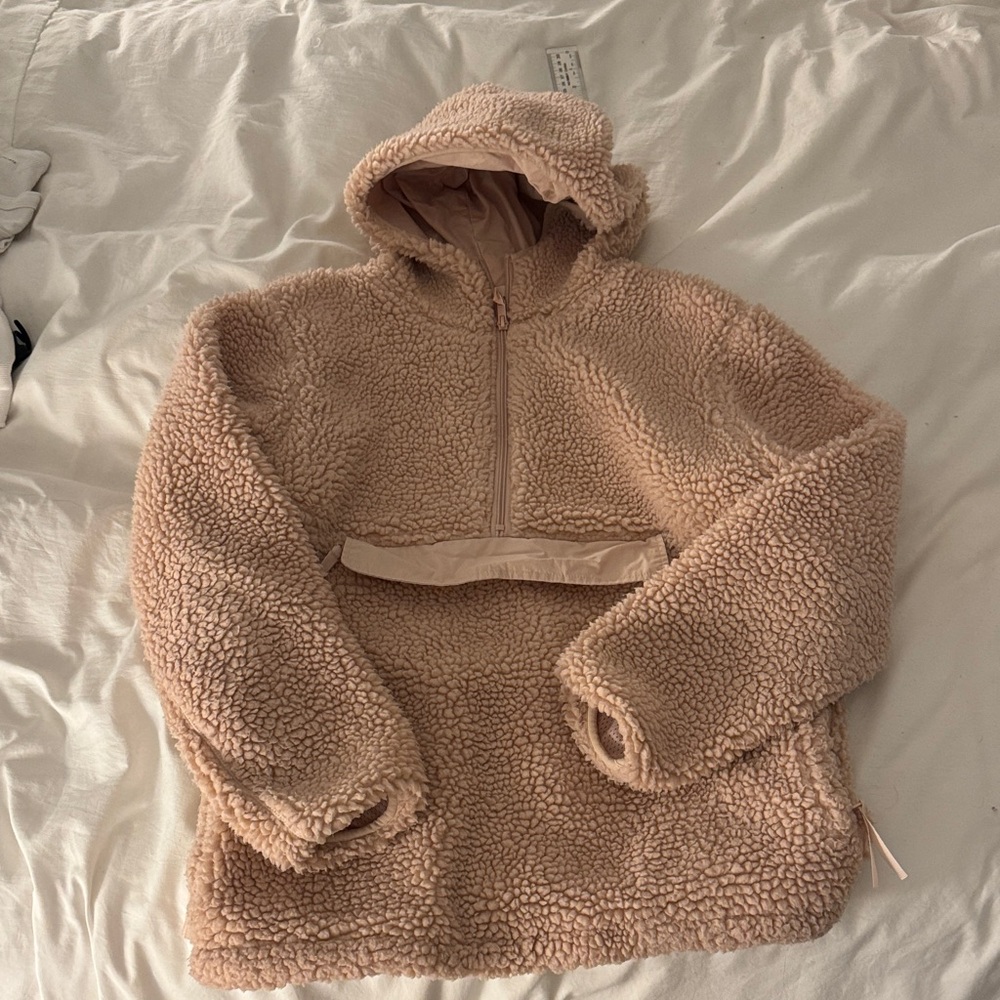 Urban Heritage pink Sherpa Jacket